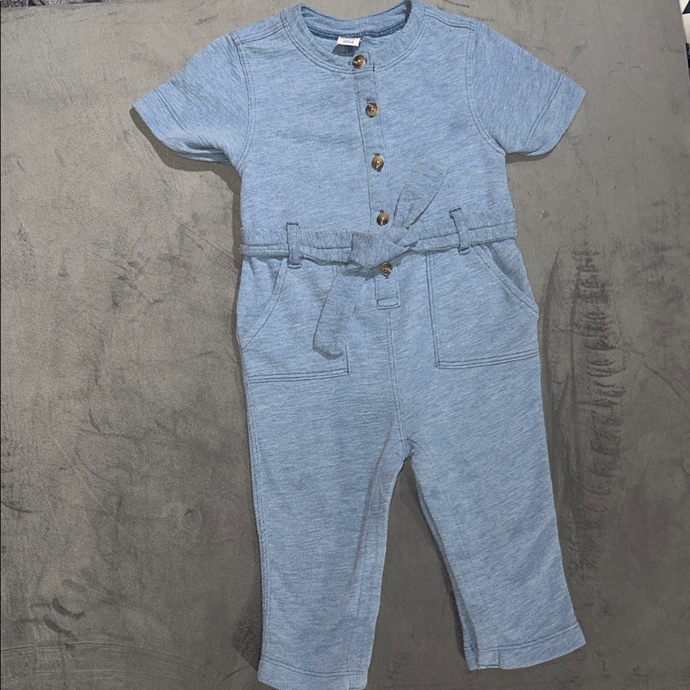 Old Navy Light Blue Toddler Utility Jumpsuit
